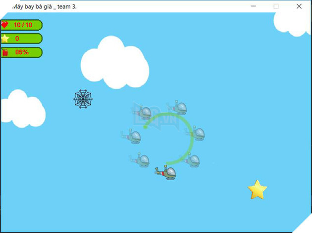 Chết cười với tựa game mới do Việt Nam sản xuất có tên "Máy Bay Bà Già"