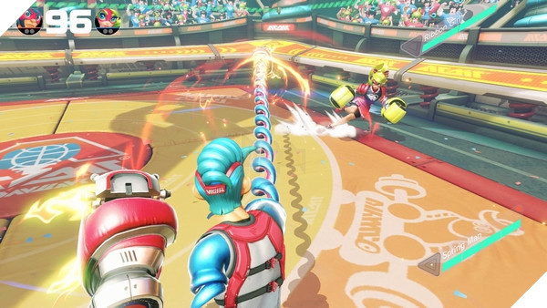 Game đối kháng Arms của Nintendo Switch có thể chơi bằng tay cầm bình thường