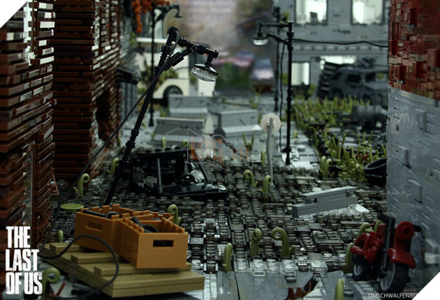 Thành phố The Last of Us được tái hiện quá đẹp bằng 20 nghìn miếng LEGO, 100 giờ lắp ghép