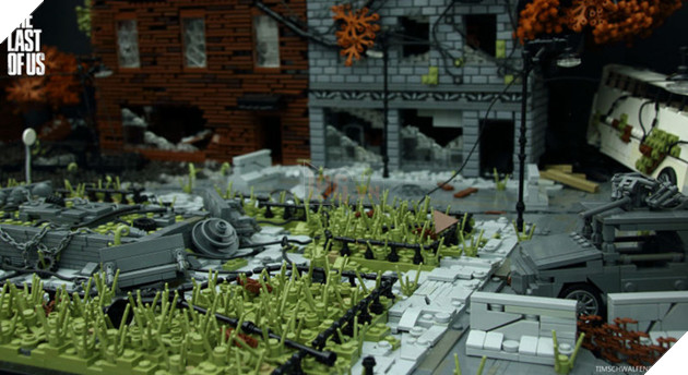 Thành phố The Last of Us được tái hiện quá đẹp bằng 20 nghìn miếng LEGO, 100 giờ lắp ghép