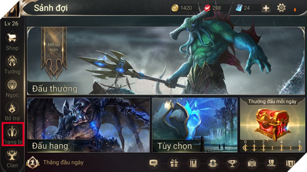 Liên Quân Mobile: Hướng dẫn cách tham khảo lên trang bị chuyên nghiệp trong game