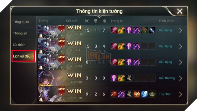 Liên Quân Mobile: Hướng dẫn cách tham khảo lên trang bị chuyên nghiệp trong game 7