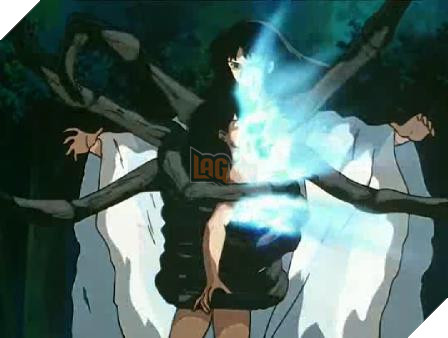 
Naraku hấp thụ lại phân thân con Muso đã từng bị hắn vứt bỏ.
