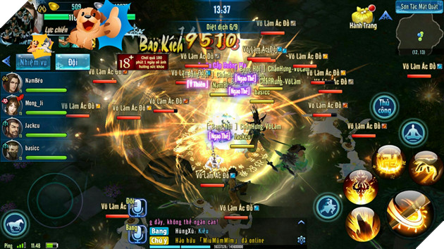 VLTK Mobile sẽ tái hiện toàn bộ các môn phái trong Võ Lâm Truyền Kỳ các thời kỳ