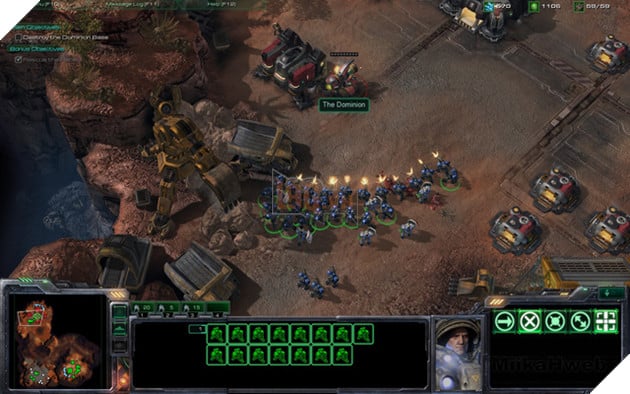 
Một hình ảnh trong StarCraft II: Wings of Liberty.
