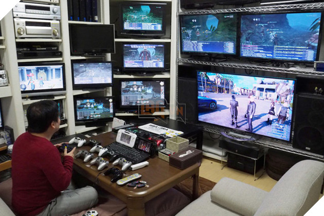 Bạn muốn biết đâu là thiên đường chơi game, hãy đến nhà chàng trai người Nhật này