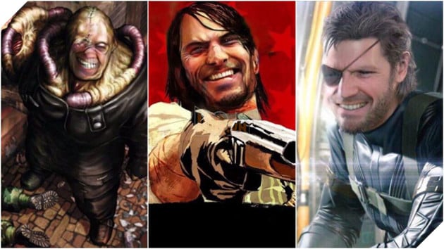 
Không thể nhịn nổi cười khi nhìn vẻ mặt của quái vật Nemesis, John Marshton và Big Boss với điệu cười nhe răng khả ố trên mặt.
