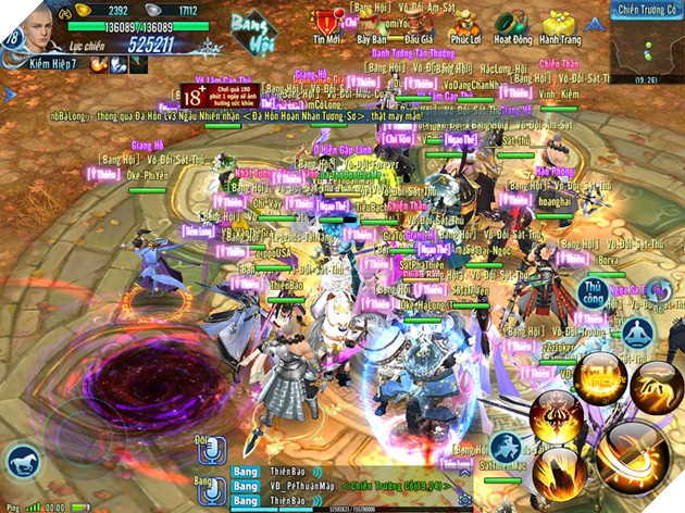 Võ Lâm Truyền Kỳ Mobile: Không có chuyện lương bang hội lên tới hàng trăm ngàn Nguyên Bảo