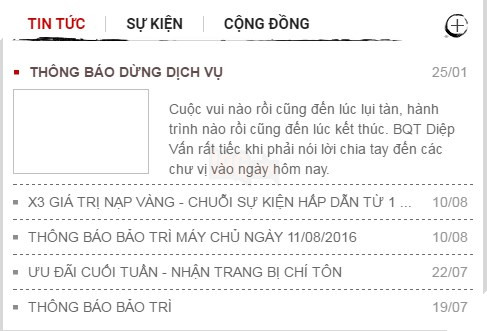 Diệp Vấn Online đóng cửa
