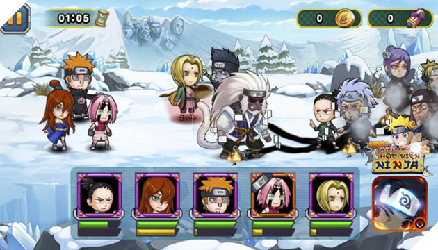 Học Viện Ninja – Game chuẩn Naruto cho phép mở tải hôm nay!