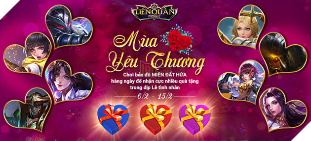 LIÊN QUÂN MOBILE: CHÙM SỰ KIỆN VALENTINE - MÙA YÊU THƯƠNG