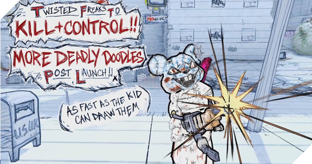 Tựa game bắn súng này quá độc đáo, hình ảnh y như học sinh "vẽ bậy" trên giấy