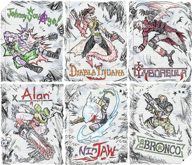 Tựa game bắn súng này quá độc đáo, hình ảnh y như học sinh "vẽ bậy" trên giấy