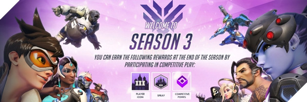 Season 3 của Overwatch sắp kết thúc, phần thưởng mùa này là biểu tượng và hình phun sơn