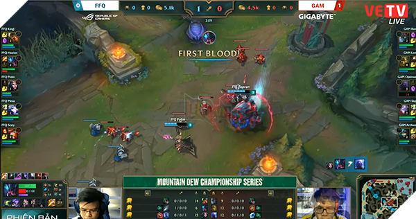 FFQ của QTV thua tan nát trong trận đầu ra quân