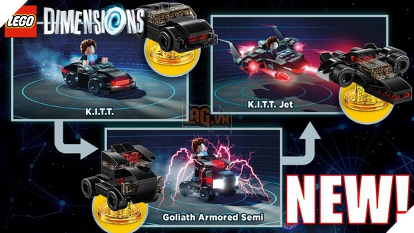 Bản mở rộng Lego Batman Movie và Knight Rider chính thức ra mắt Lego Dimensions 2