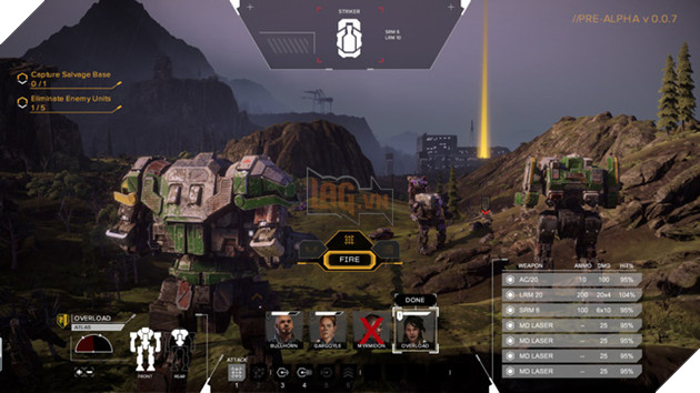 Game online robot tuyệt hay Battletech thử nghiệm ngày 15/03