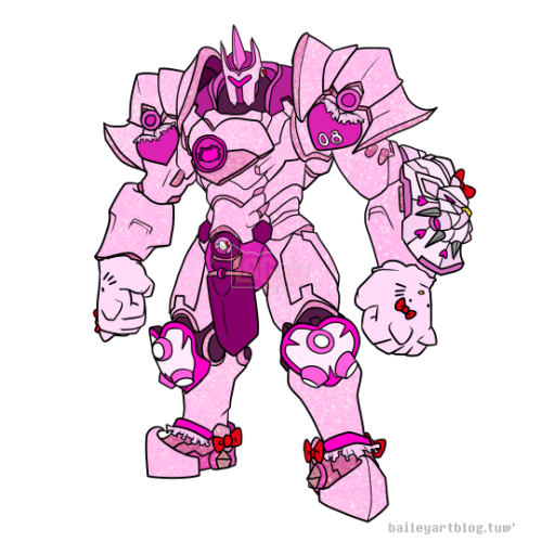 Overwatch: Phiên bản Hello Kitty của toàn bộ hero nam cực kì xinh xắn