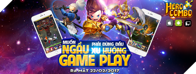 Hero Combo: Game mobile Slingshot độc đáo chuẩn bị ra mắt trong tháng 2