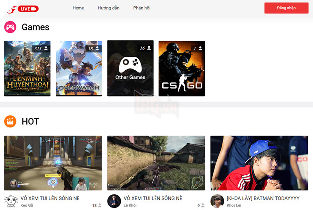 Garena ra mắt dự án 'livestream' mới mang tên Garena Live 2