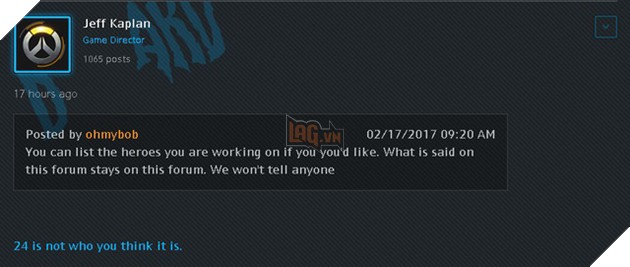 Blizzard vừa 'dội một gáo nước lạnh' vào game thủ Overwatch, hero mới không như đồn đoán