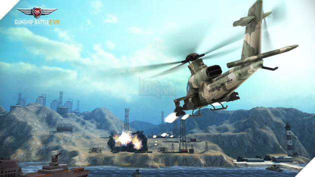 Gunship Battle2 VR - Lái máy bay chiến đấu "bắn phá" kiểu thực tế ảo