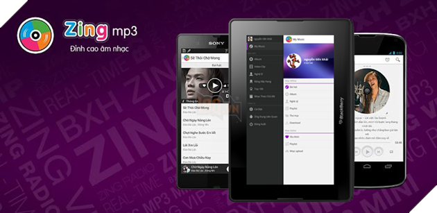 Kết quả hình ảnh cho Zing MP3 app