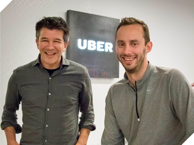 
CEO Uber - ông Travis Kalanick (trái), và Anthony Lewandowski.​
