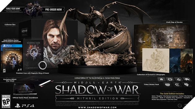 Middle Earth: Shadow of War được hé lộ cùng gói Mithril và Gold Edition hấp dẫn 4