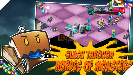 Slashy Hero - RPG mới lạ với phong cách "vẽ đường để chém"