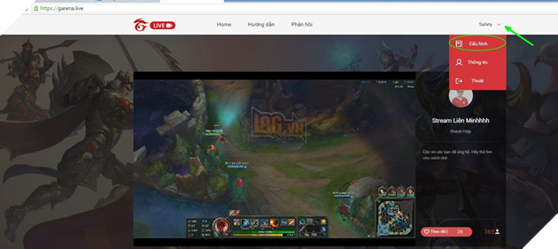Hướng dẫn cách Live Stream trên Garena Live và các tùy chỉnh quan trọng khác 8