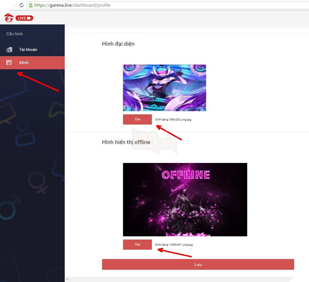 Hướng dẫn cách Live Stream trên Garena Live và các tùy chỉnh quan trọng khác 9