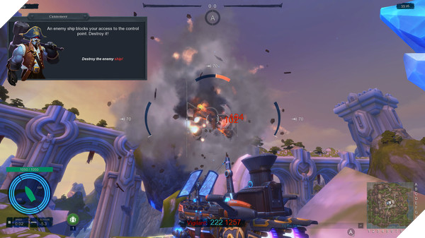 Game lái thuyền bay lượn bắn nhau cực chất Cloud Pirates đã mở cửa, game thủ có thể chơi ngay