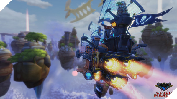 Game lái thuyền bay lượn bắn nhau cực chất Cloud Pirates đã mở cửa, game thủ có thể chơi ngay
