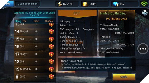 Chiến Dịch Huyền Thoại: Chi tiết bản cập nhật Quân Đoàn Chiến nâng cấp toàn diện 2