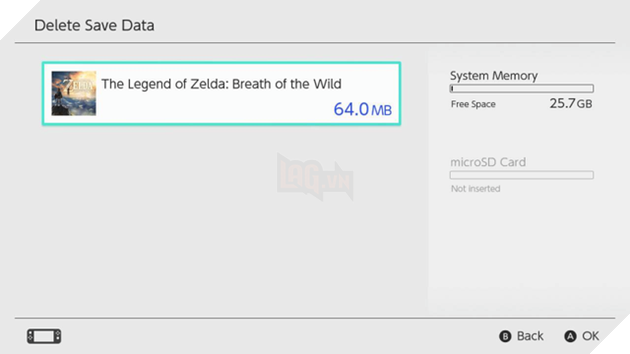 
File save của máy Nintendo Switch sẽ không thể được copy từ máy này sang máy khác
