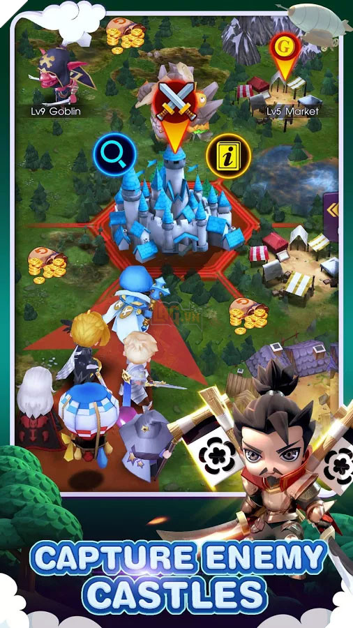 Castle of Legends - "Lẩu thập cẩm" cả RPG, thẻ bài, turn-based lẫn SLG