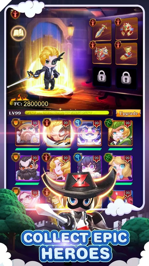 Castle of Legends - "Lẩu thập cẩm" cả RPG, thẻ bài, turn-based lẫn SLG