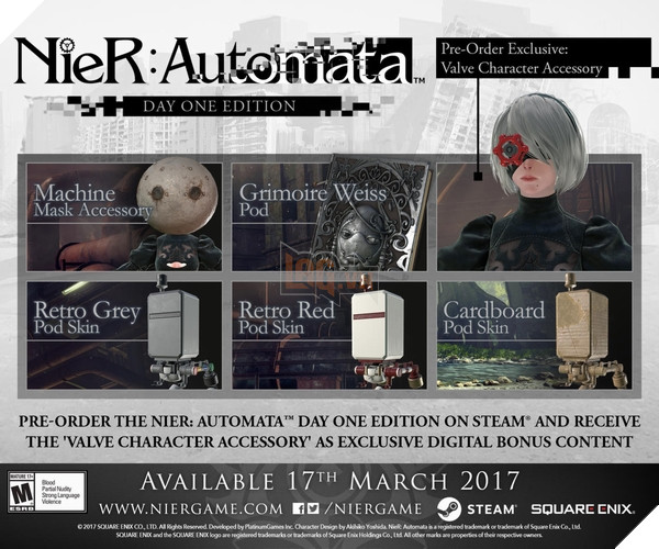 Nier: Automata sẽ có mặt trên PC ngày 17 tháng 3