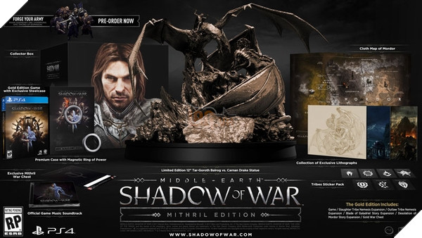 Phiên bản Mithril Edition của Shadow of War - lagvn