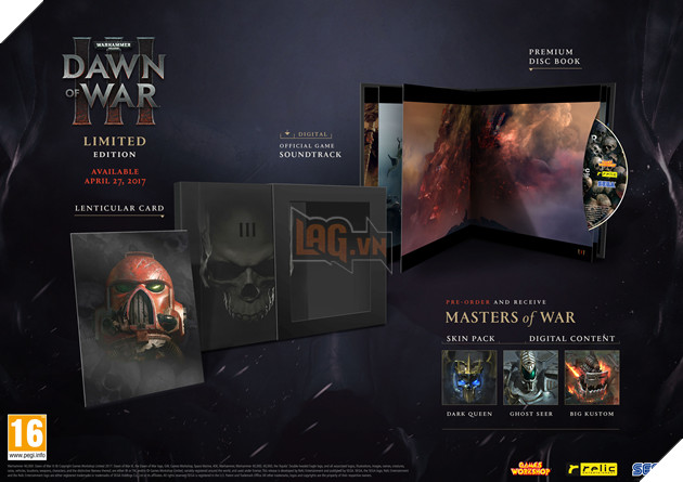 'Bom tấn' game chiến thuật  Dawn of War III ra mắt vào tháng 4, yêu cầu 50GB ổ cứng