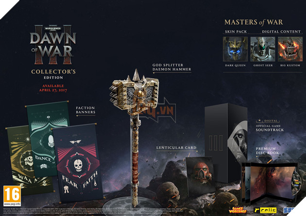 'Bom tấn' game chiến thuật  Dawn of War III ra mắt vào tháng 4, yêu cầu 50GB ổ cứng