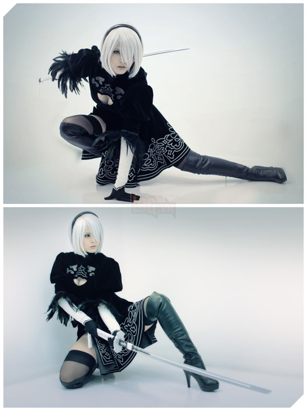 Cosplay cô nàng 2B đẹp lạnh lùng trong bom tấn Nier: Automata 10