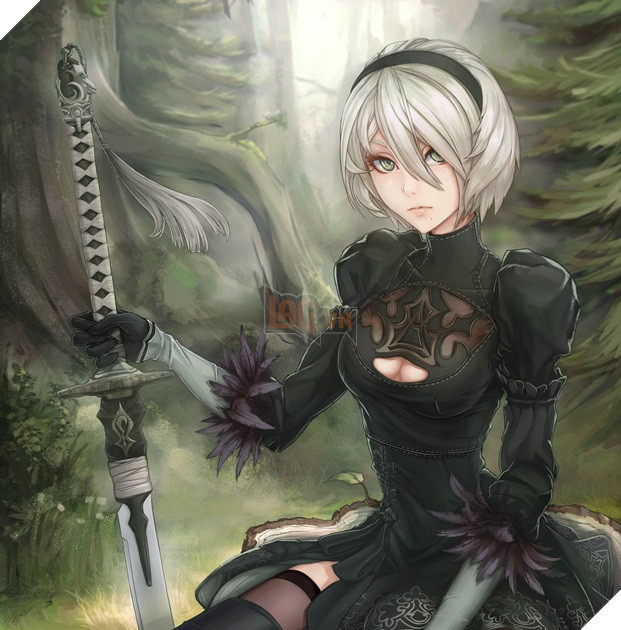 Cosplay cô nàng 2B đẹp lạnh lùng trong bom tấn Nier: Automata