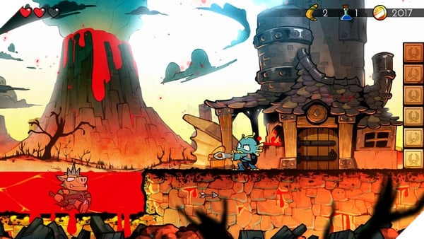 Lizardcube ra mắt bản Remake tựa game Wonder Boy III: The Dragon's Trap