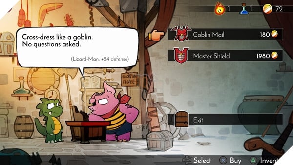 Lizardcube ra mắt bản Remake tựa game Wonder Boy III: The Dragon's Trap