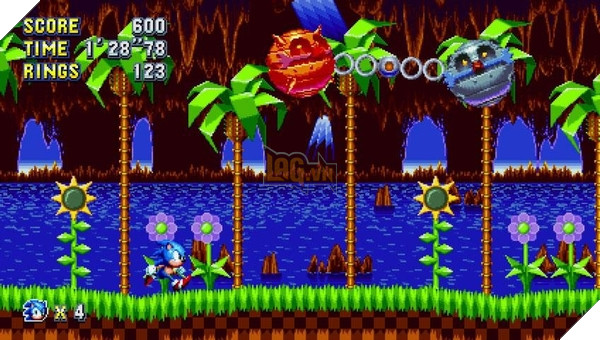 Sonic Mania tung trailer giới thiệu Green Zone Hill Act 2