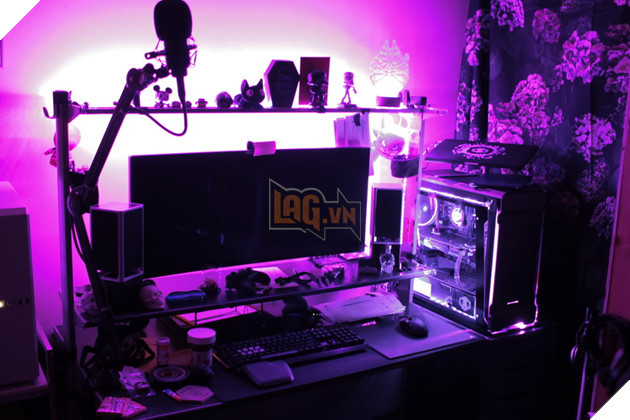 Overwatch: Dàn PC biến hóa theo phong cách Sombra cực ngầu