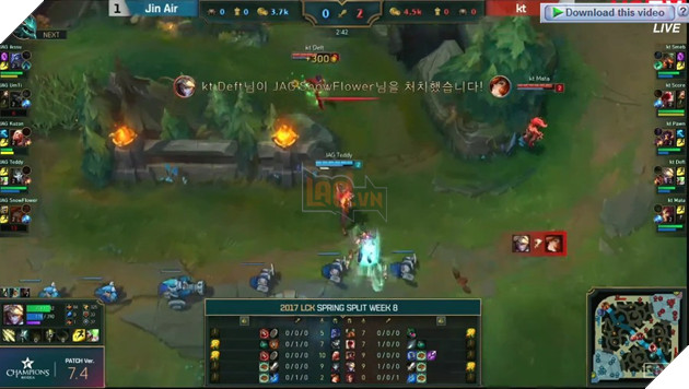  LCK JinAir Green Wings vs kt Rolster - Cú lội ngược dòng bất ngờ 13