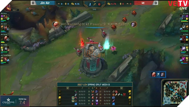  LCK JinAir Green Wings vs kt Rolster - Cú lội ngược dòng bất ngờ 3